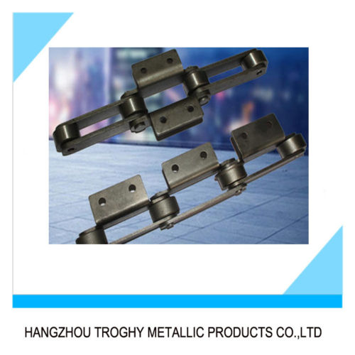 Double pitch conveyor roller chain